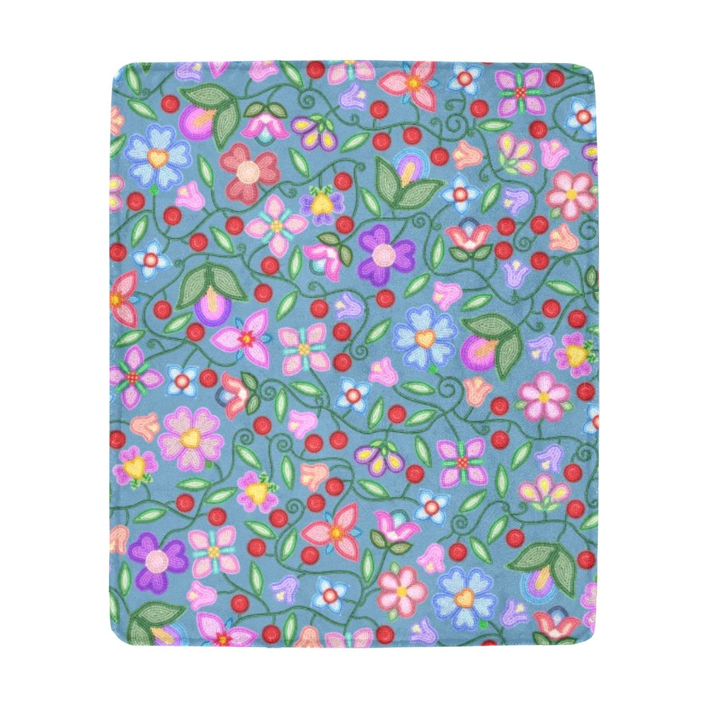 Petal Harmony River Large Micro Fleece Blanket