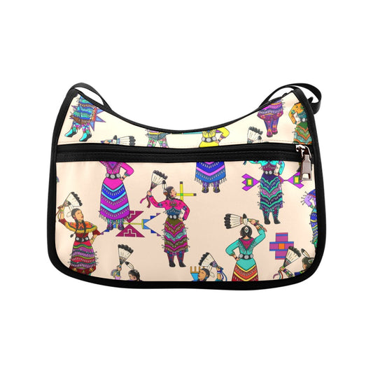 Women's Jingle Dancers Muslin Crossbody Bag