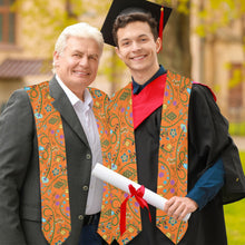 Load image into Gallery viewer, Fresh Fleur Carrot Graduation Stole
