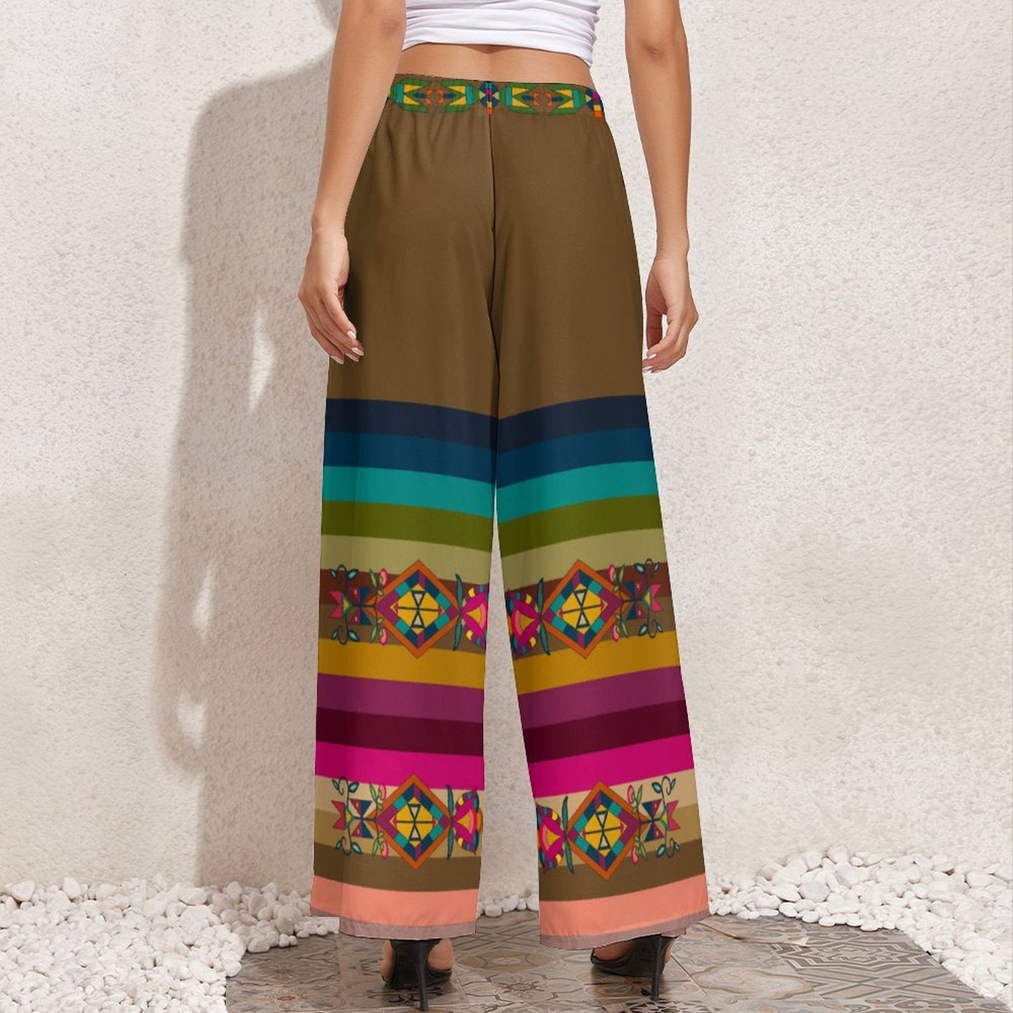 Whispering Leaves Ribbon Pants