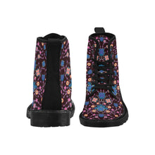 Load image into Gallery viewer, Floral Damask Purple Boots for Men
