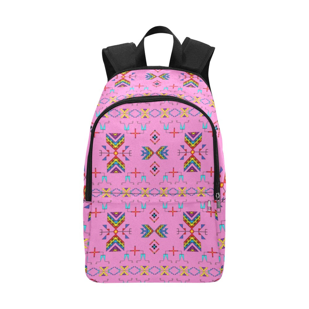 Rainy Chief Rainbow Blush Fabric Backpack for Adult