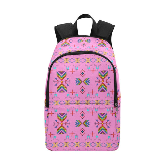 Rainy Chief Rainbow Blush Fabric Backpack for Adult