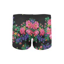 Load image into Gallery viewer, Kokum&#39;s Revenge Black Men&#39;s Swimming Trunks
