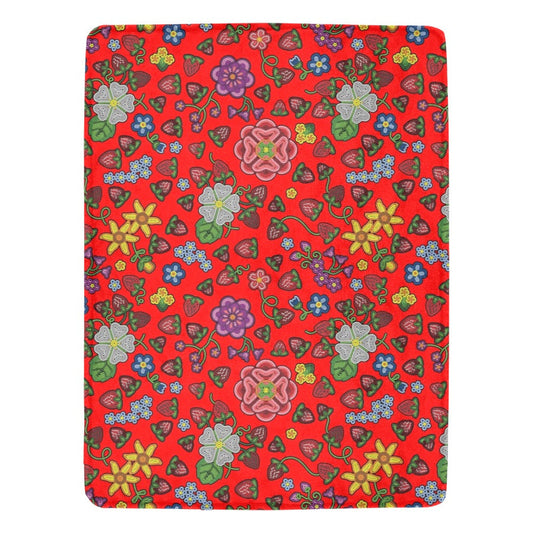 Berry Pop Fire X-Large Micro Fleece Blanket