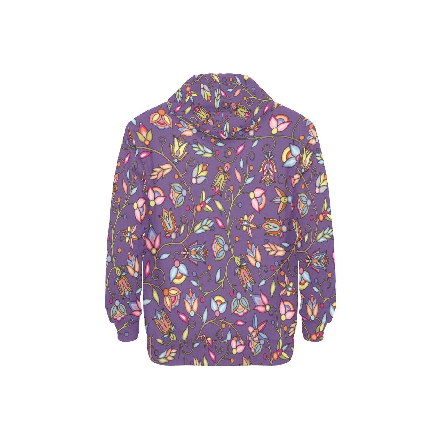 Buffalo Bloom Nightcloud Men's Long Sleeve Fleece Hoodie