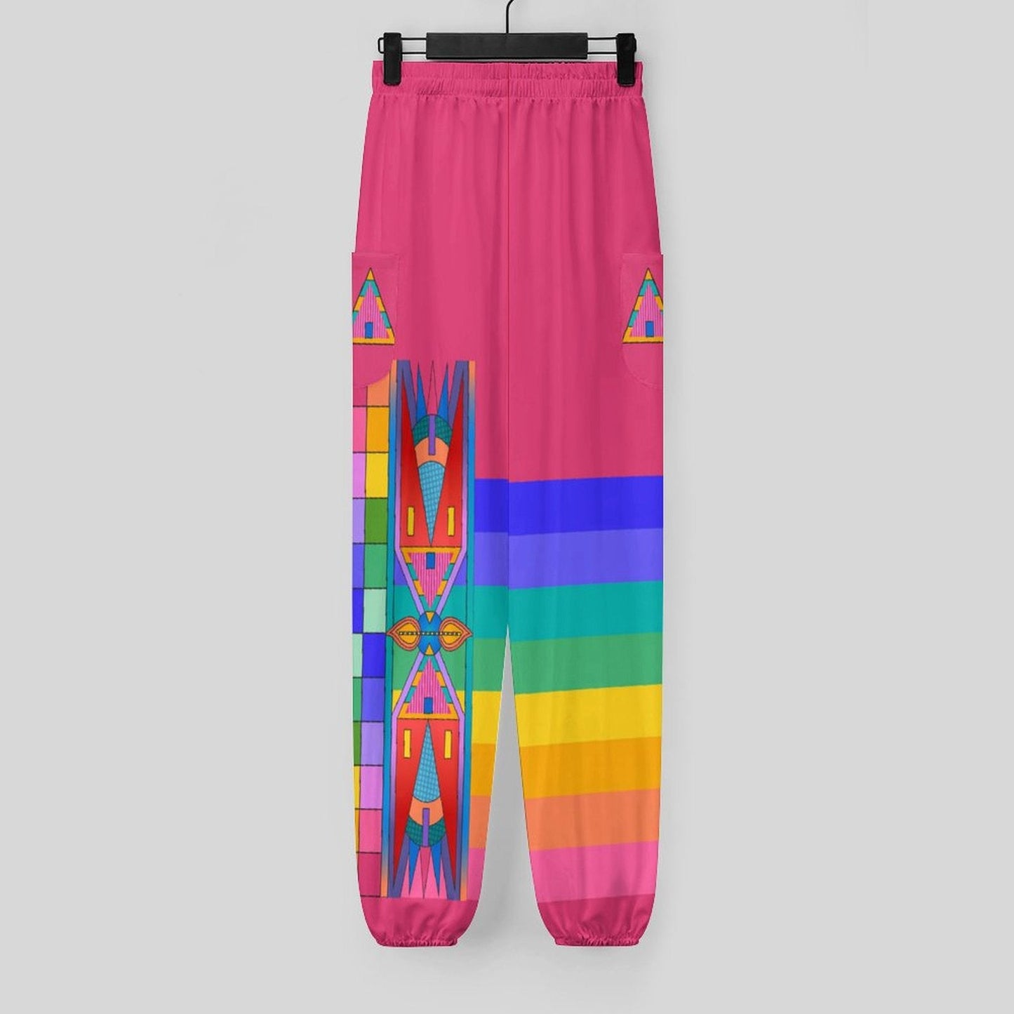 Rainbow Spirit Path Pastel Ribbon Joggers