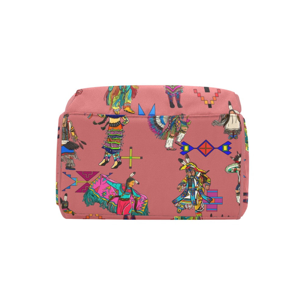 Grand Entry Dancers Terra Cotta Multi-Function Diaper Backpack