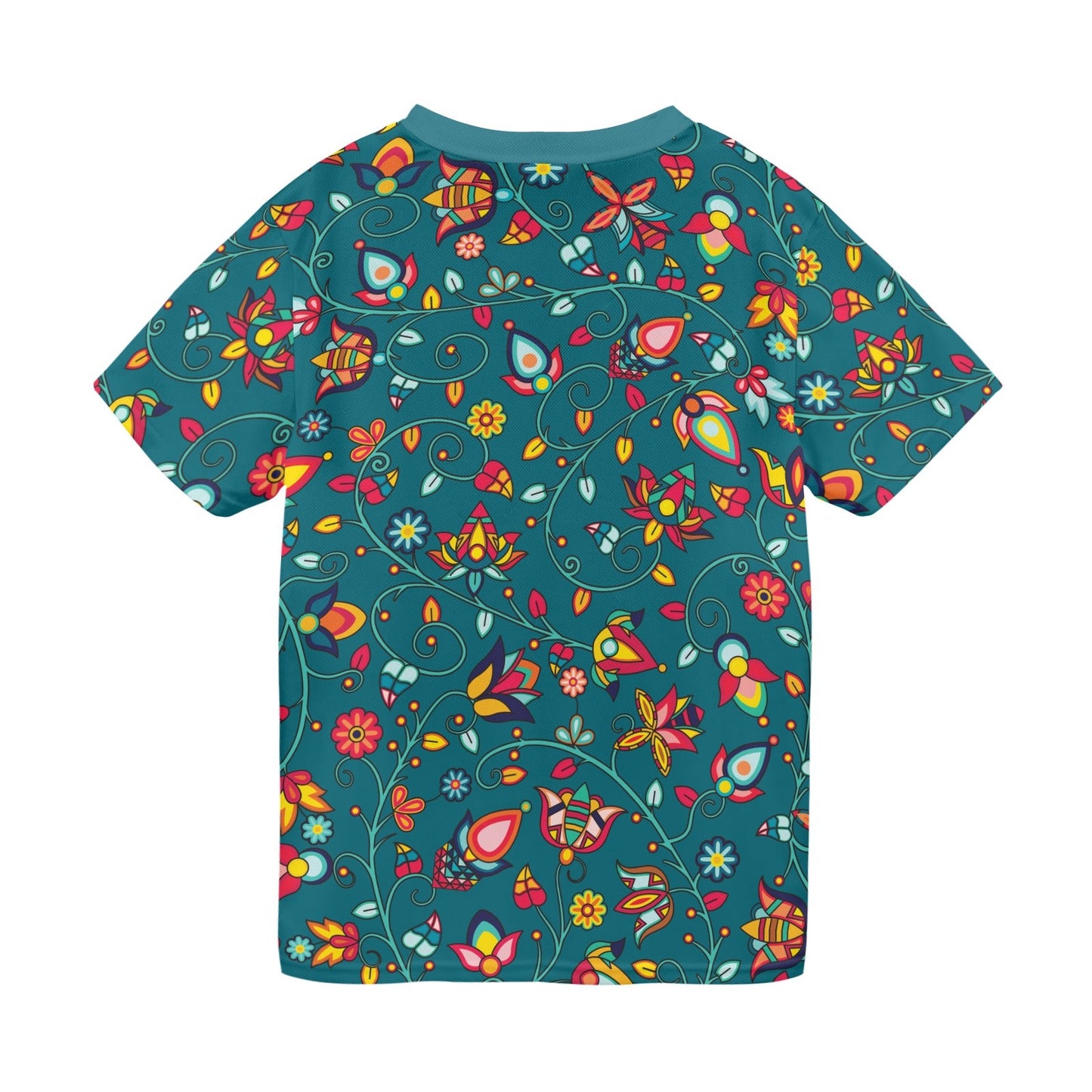 Thorny Path Teal T-shirt for Men