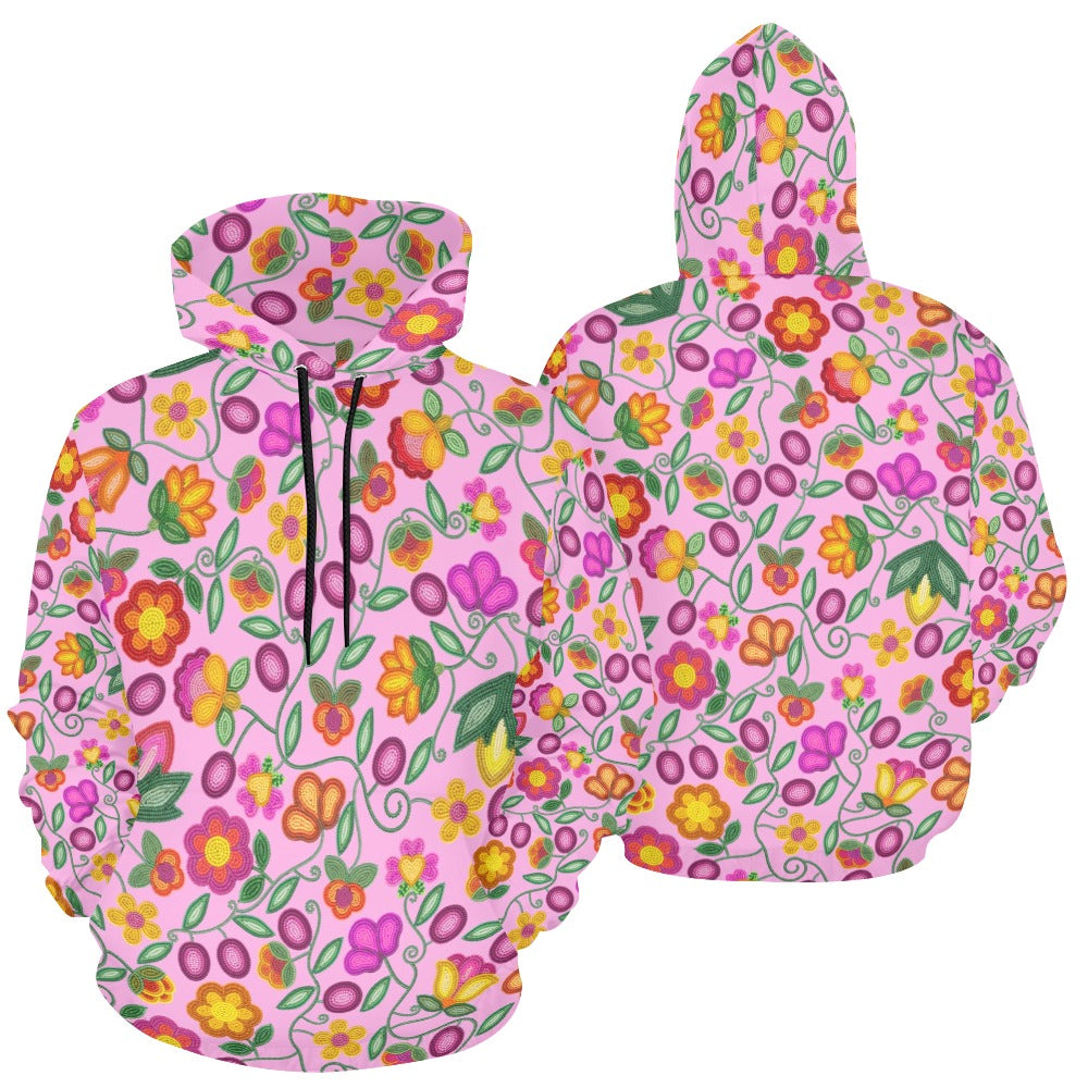 Boreal Bounty Pink Hoodie for Women