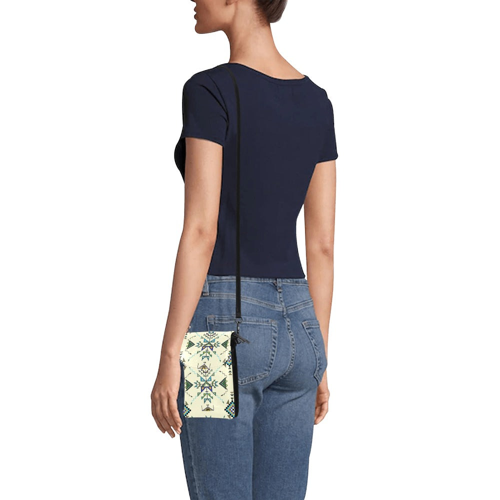 Bear Shield Cream Small Cell Phone Purse