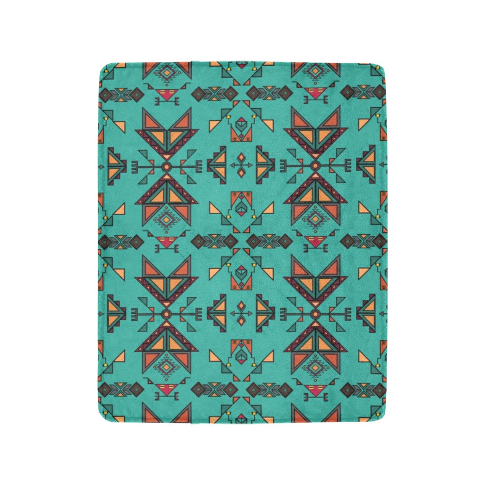 Arrow dawn Turquoise Ultra-Soft Micro Fleece Blanket 40"x50"