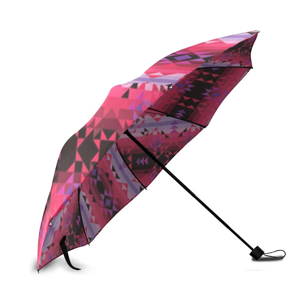 Red Star Foldable Umbrella