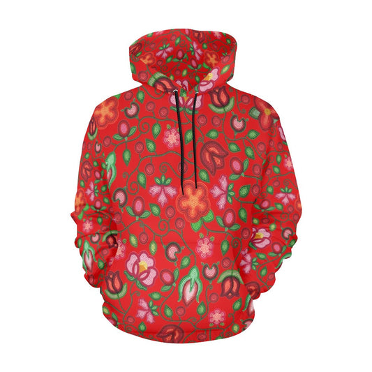 Rose Reverie Red Hoodie for Men