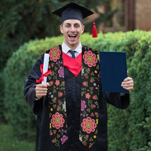 Load image into Gallery viewer, Berry Pop Midnight Graduation Stole
