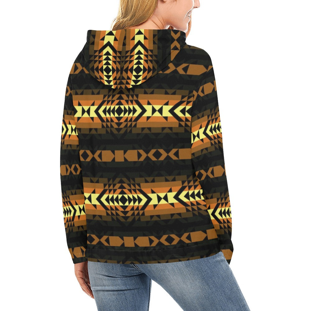 Black Rose Spring Canyon Tan Hoodie for Women