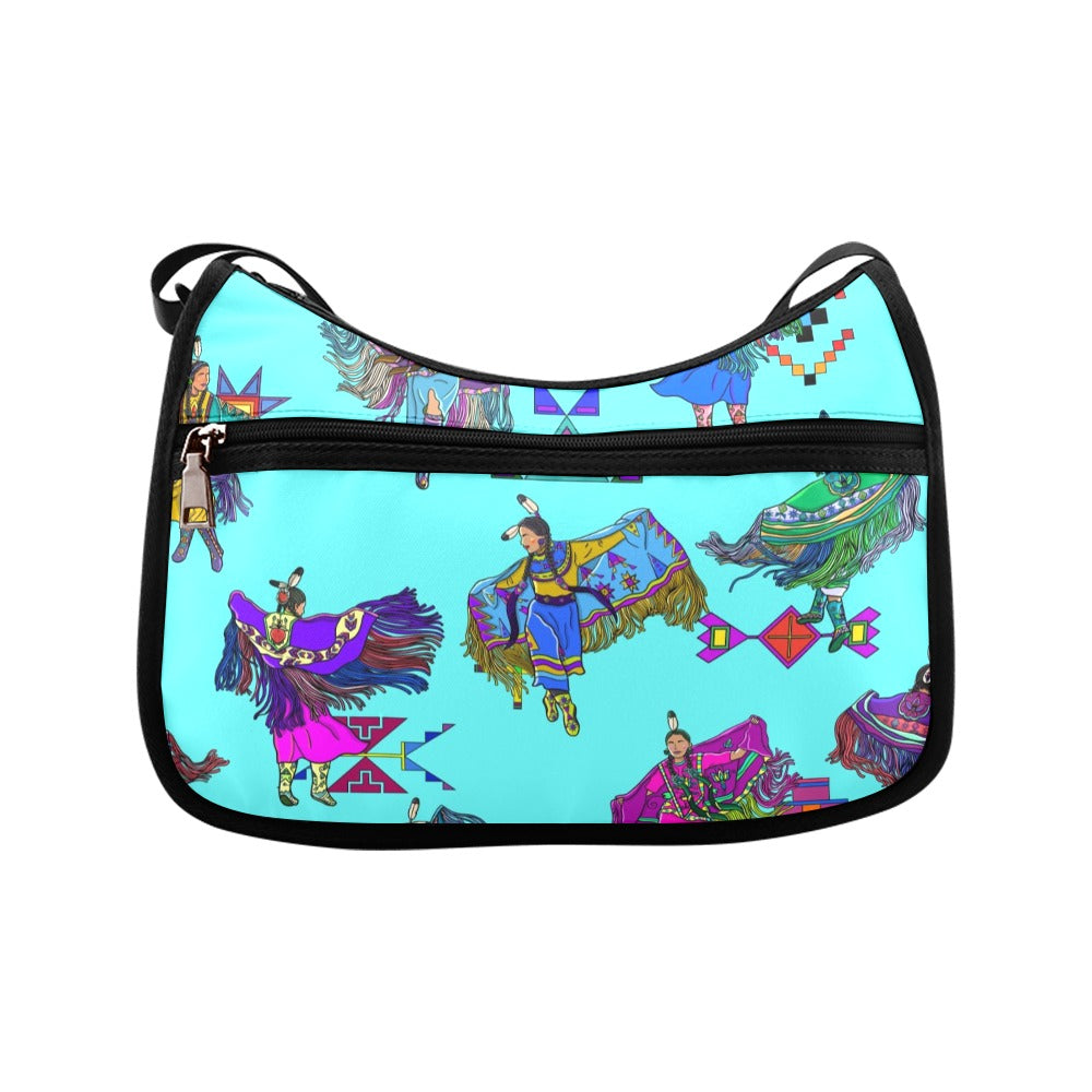 Women's Fancy Dancers Turquoise Crossbody Bag