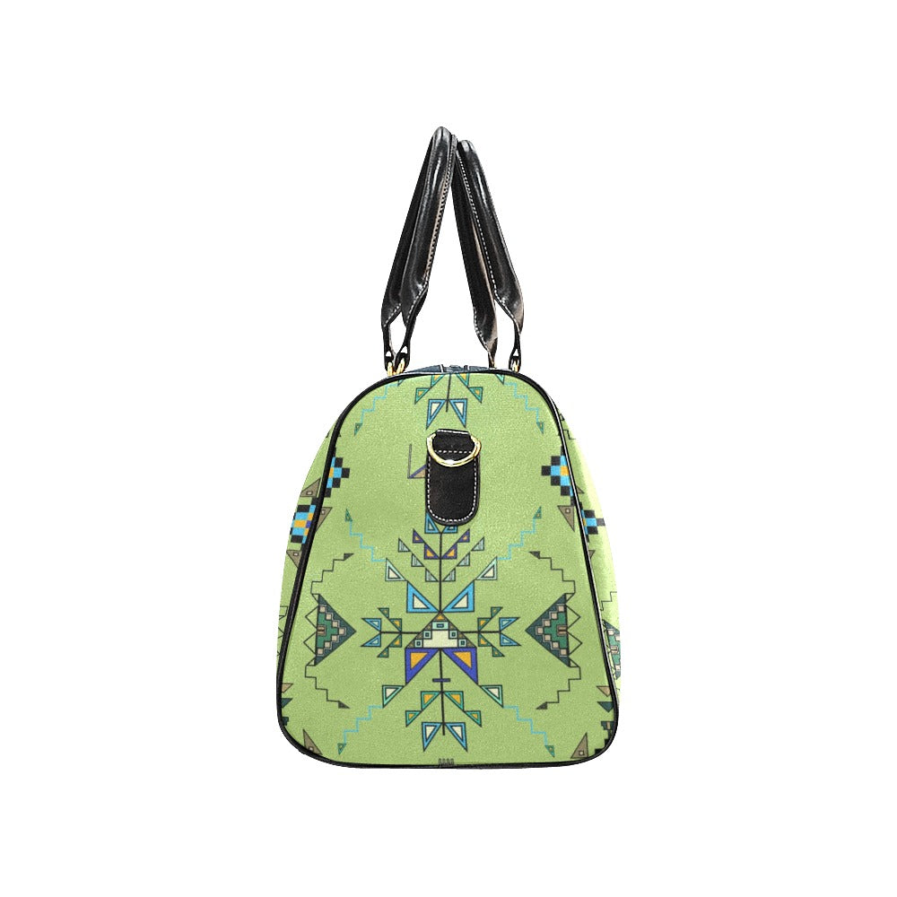 Bear Shield Green Large Travel Bag