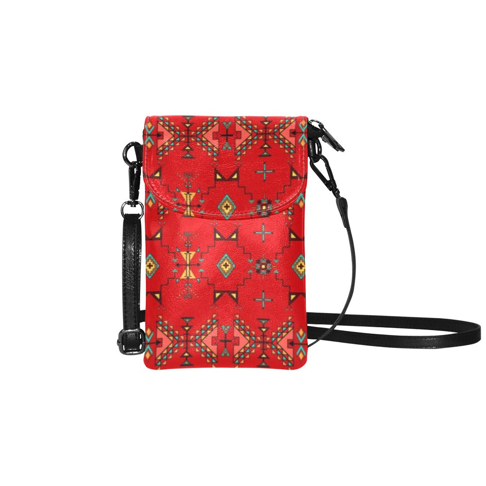 Thunder Flight Red Small Cell Phone Purse