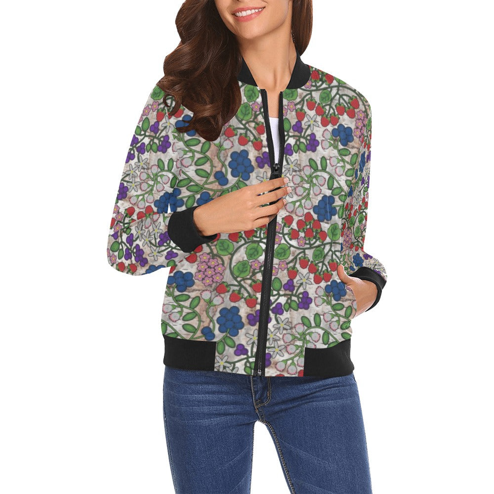 Takwakin Harvest Br Bark Bomber Jacket for Women