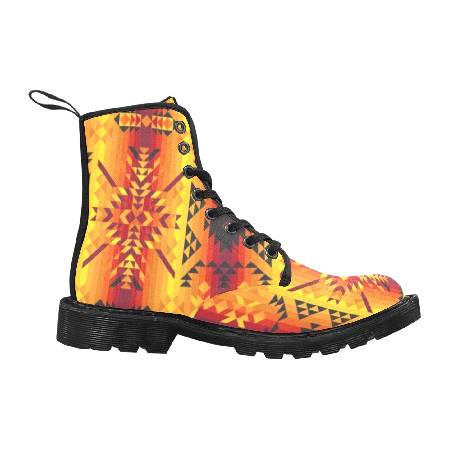 Desert Geo Yellow Red Boots