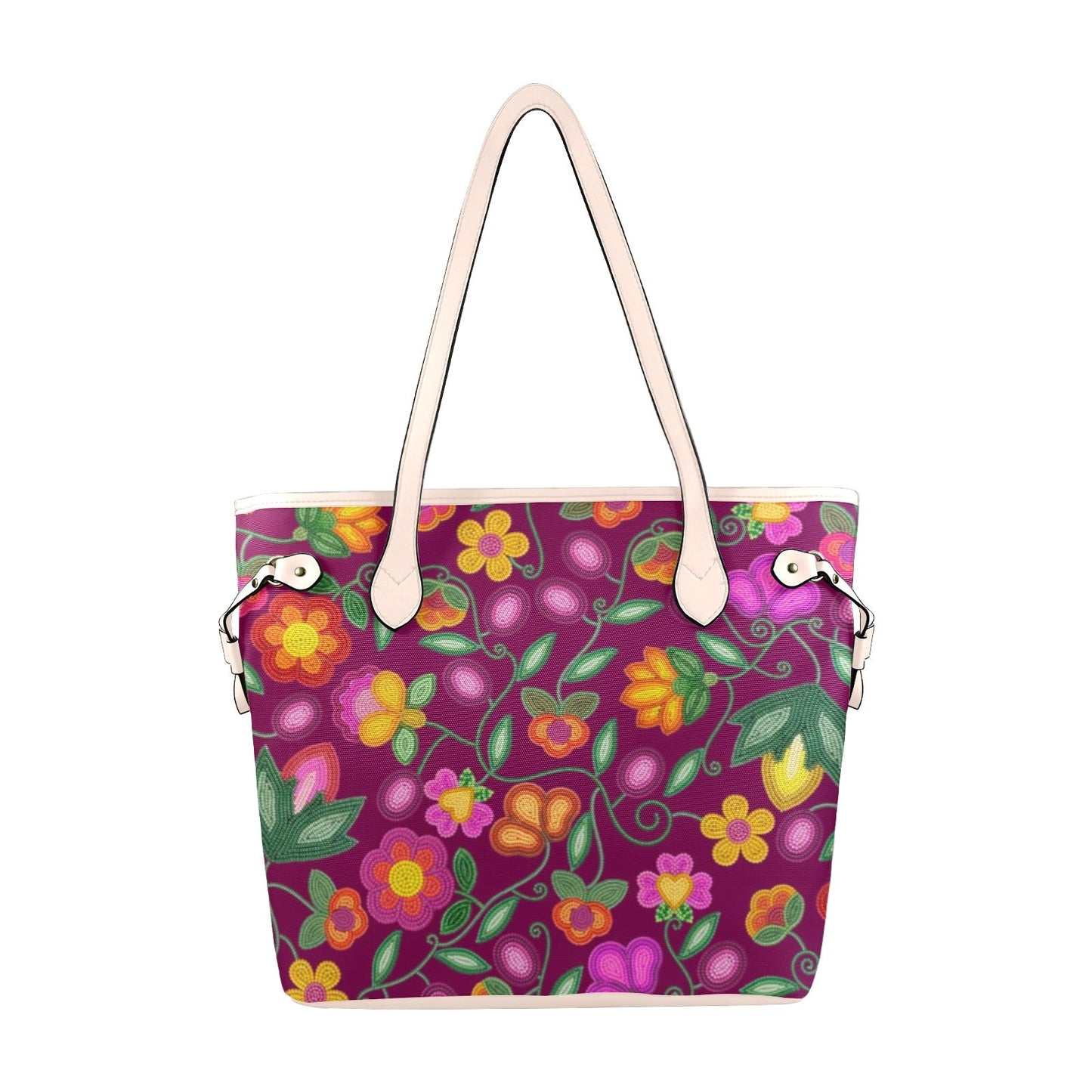 Boreal Bounty Clover Canvas Tote