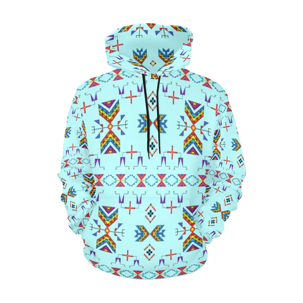 Rainy Chief Rainbow Robin Egg Hoodie for Women