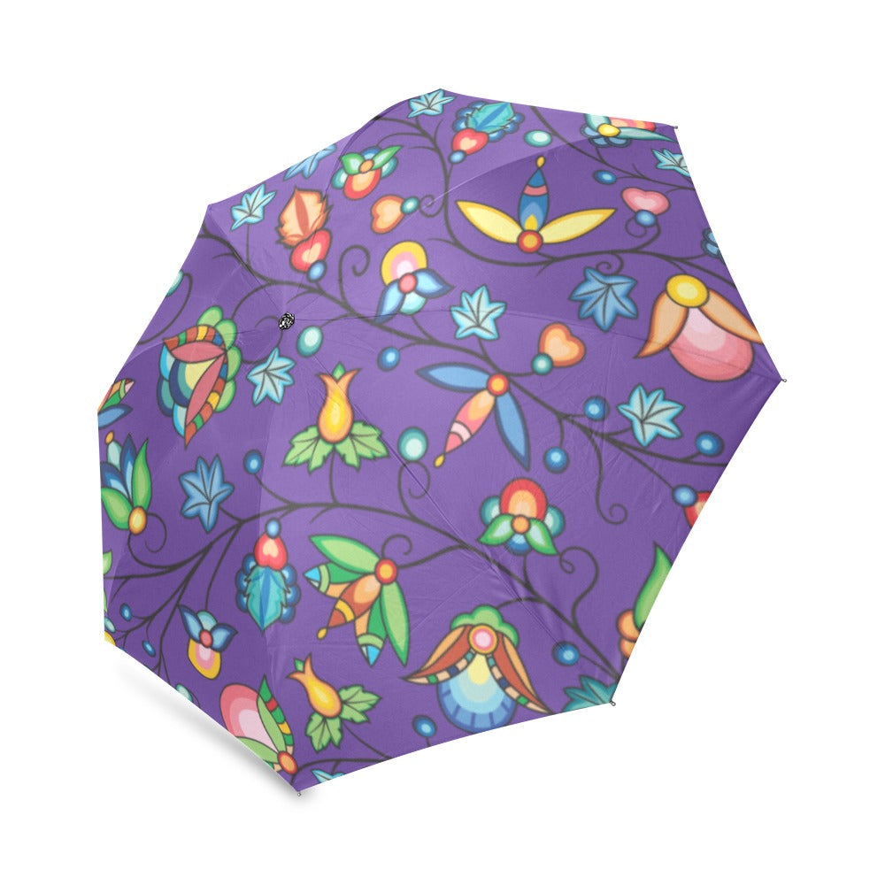 Prairie Plains Spirit Midnight Purple Foldable Umbrella
