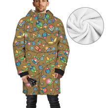 Load image into Gallery viewer, Prairie Plains Spirit Fall Leaves Unisex Sherpa Lined Hooded Coat
