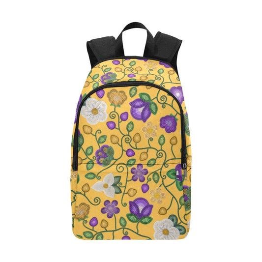 Midnight Moss Bloom Yellow Backpack