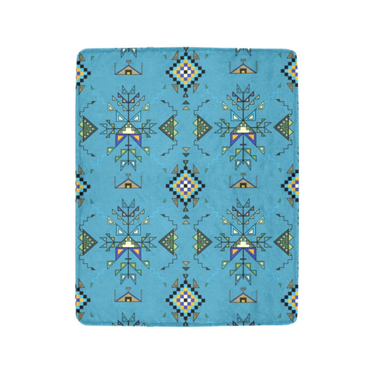 Bear Shield Blue Ultra-Soft Micro Fleece Blanket 40"x50"