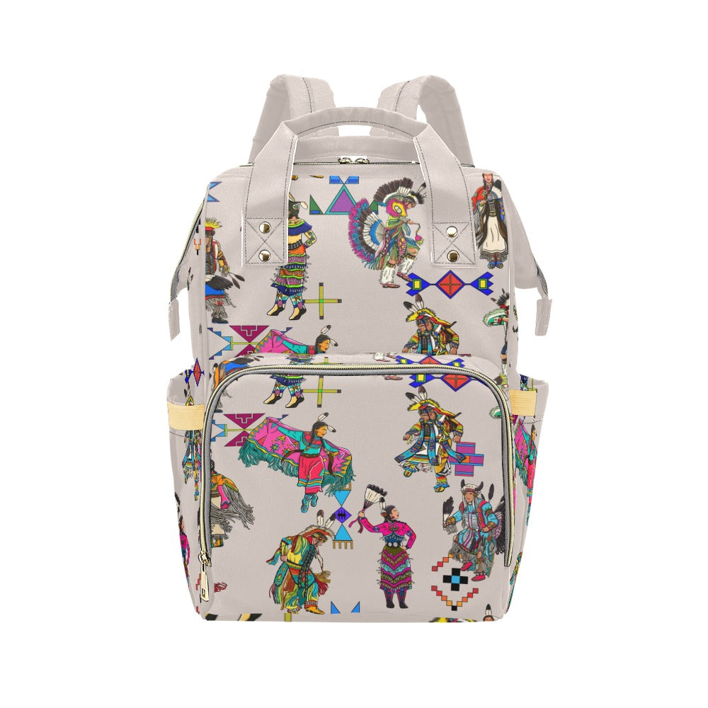Grand Entry Dancers Muslin Multi-Function Diaper Backpack