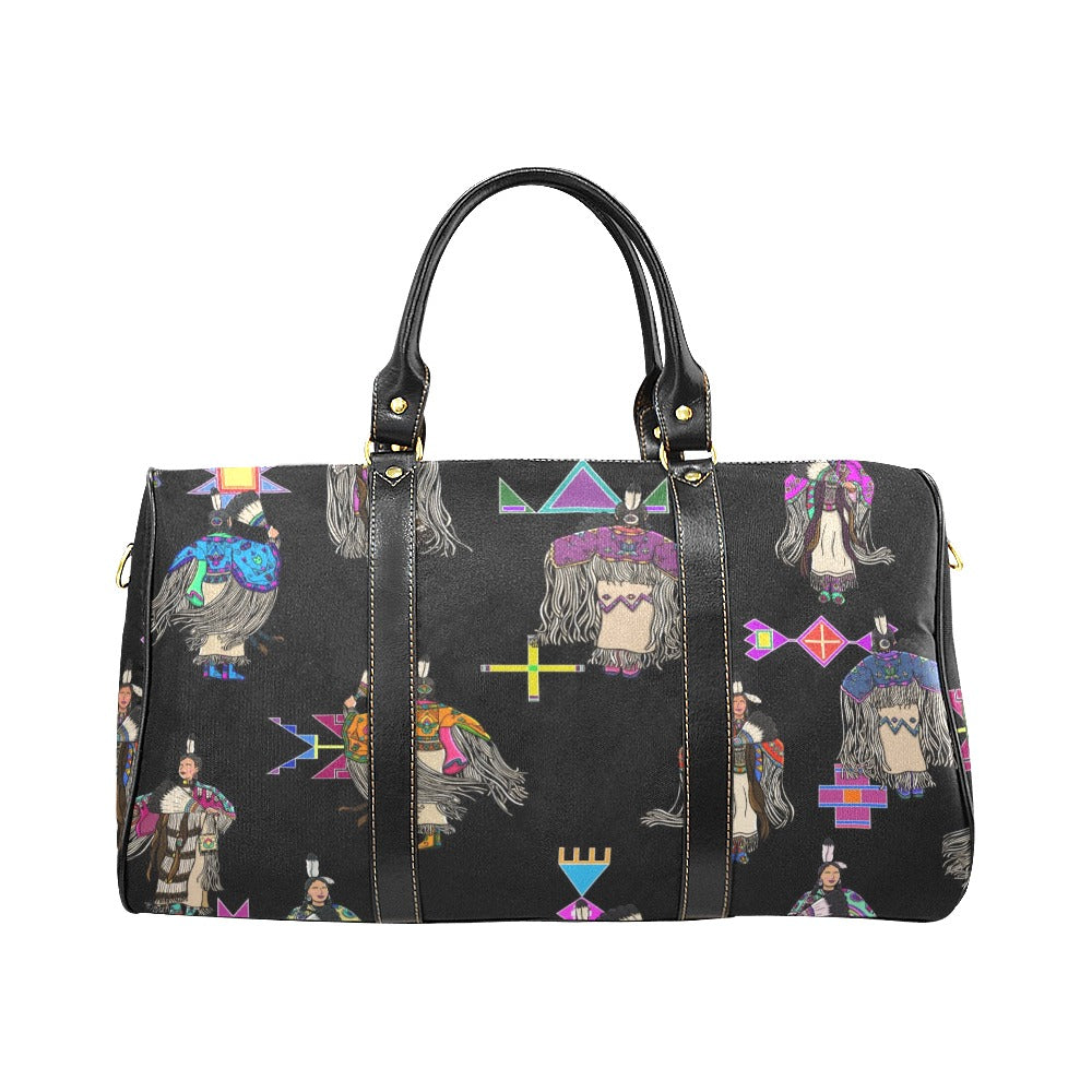 Women's Tradish Dancers Black Large Travel Bag