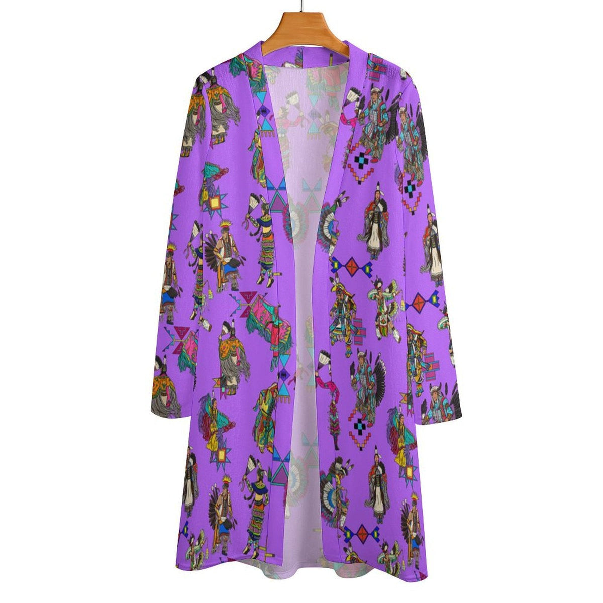 Grand Entry Dancers Purple Cardigan