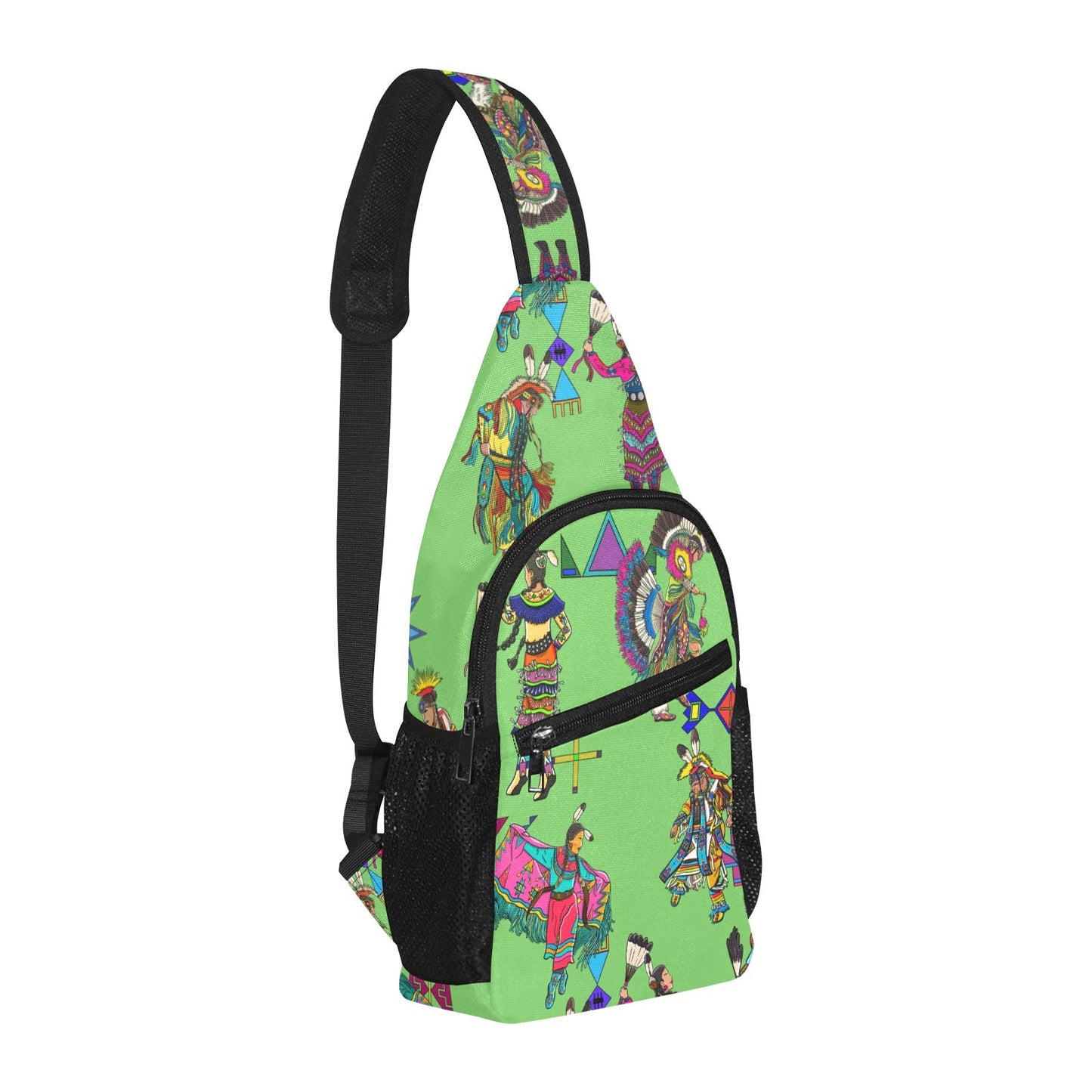 Grand Entry Dancers Grass Chest Bag