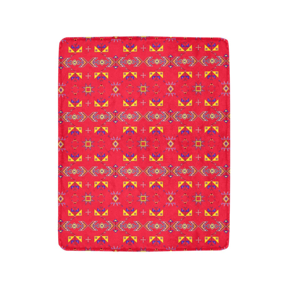 Scattered Generations Red Ultra-Soft Micro Fleece Blanket 40"x50"