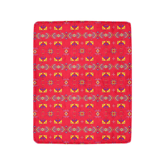 Scattered Generations Red Ultra-Soft Micro Fleece Blanket 40"x50"