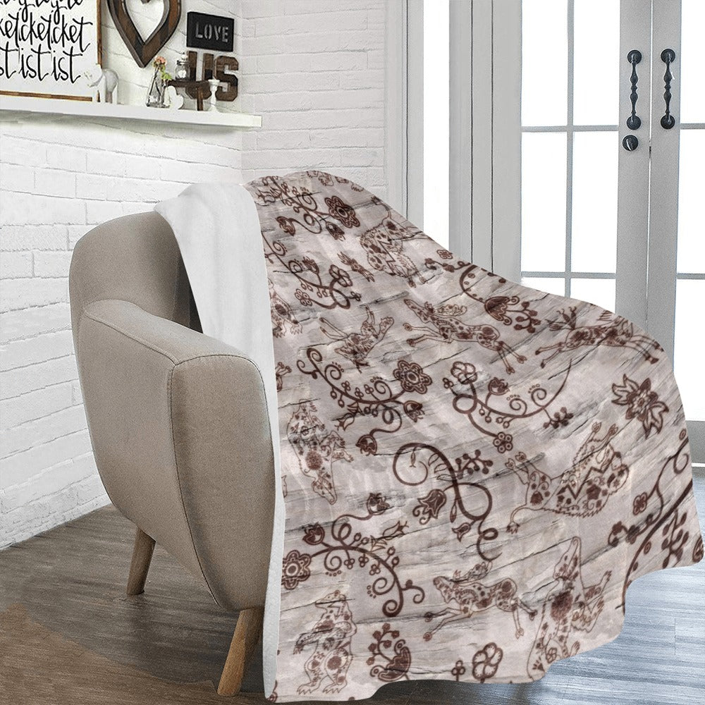 Forest Medley X-Large Micro Fleece Blanket