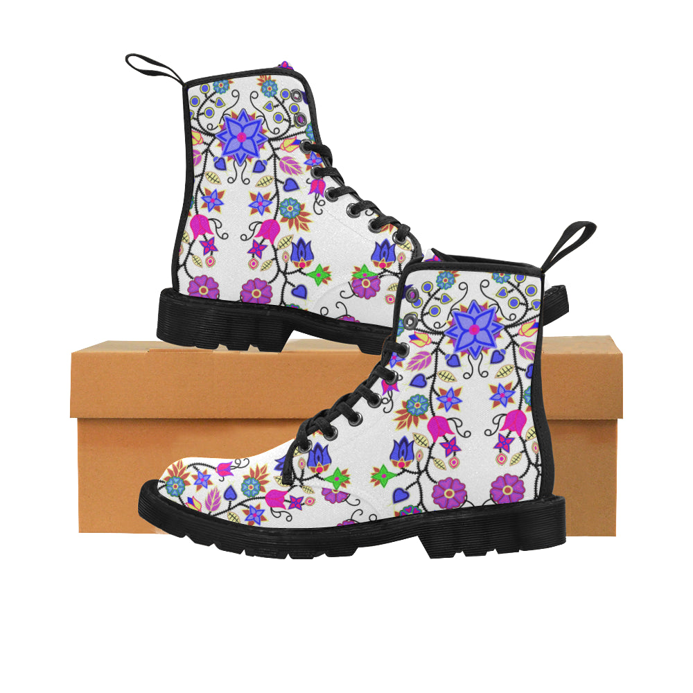 Floral Beadwork Boots