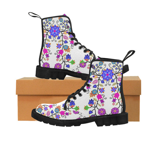 Floral Beadwork Boots