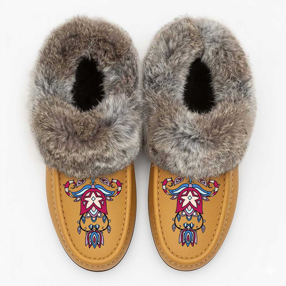 Northern Ember Fur Moccasin