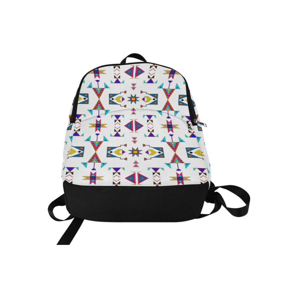 Enemy Territory White Backpack