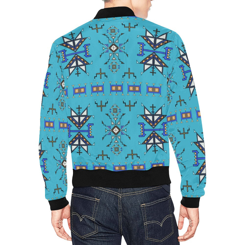 Eagle Strike Blue Bomber Jacket for Men