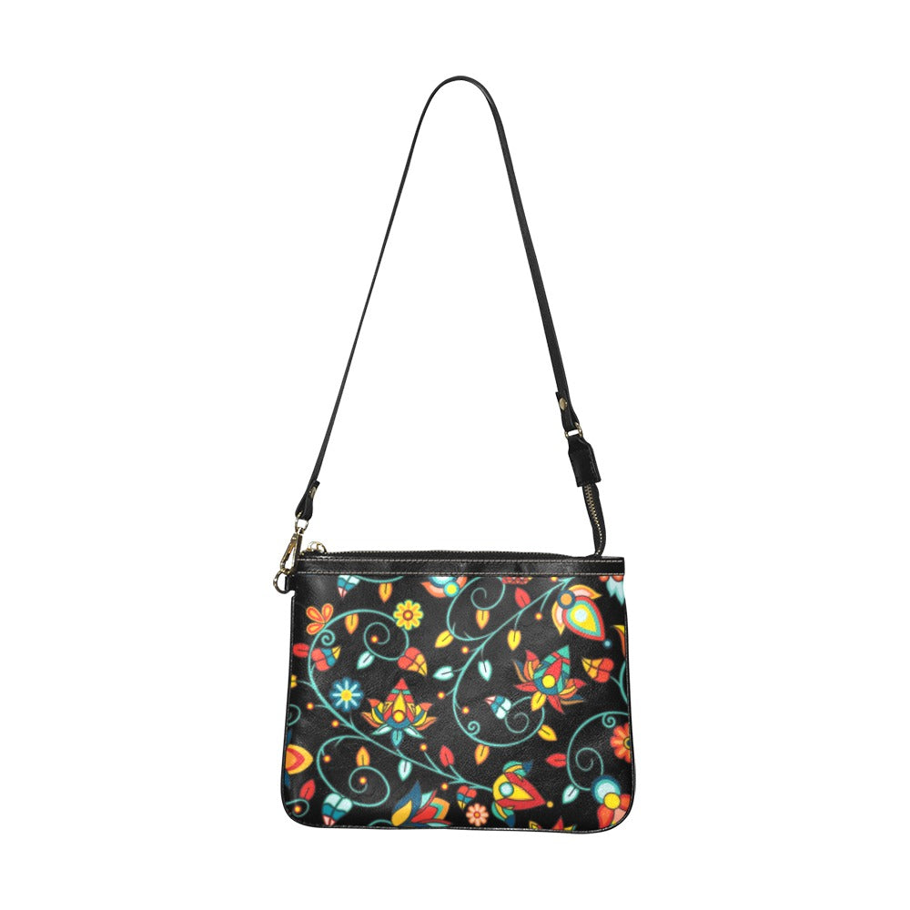 Thorny Path Black Small Shoulder Bag