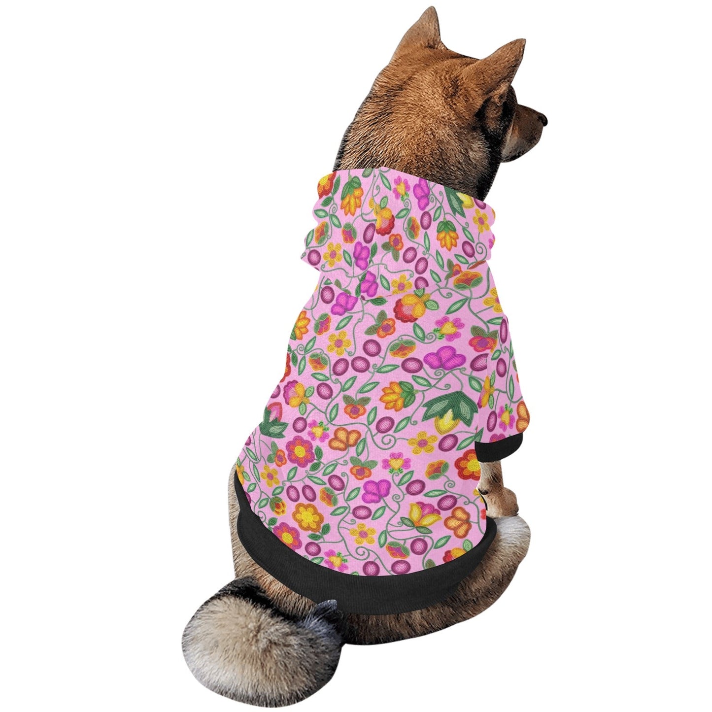 Boreal Bounty Pink Pet Hoodie