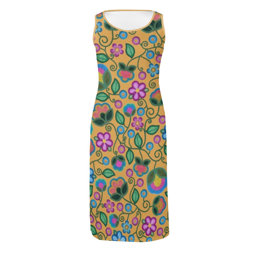 Turquoise Sunbeam Yellow Phaedra Dress