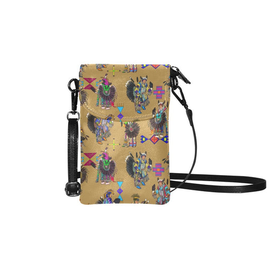 Men's Tradish Dancers Earth Small Cell Phone Purse