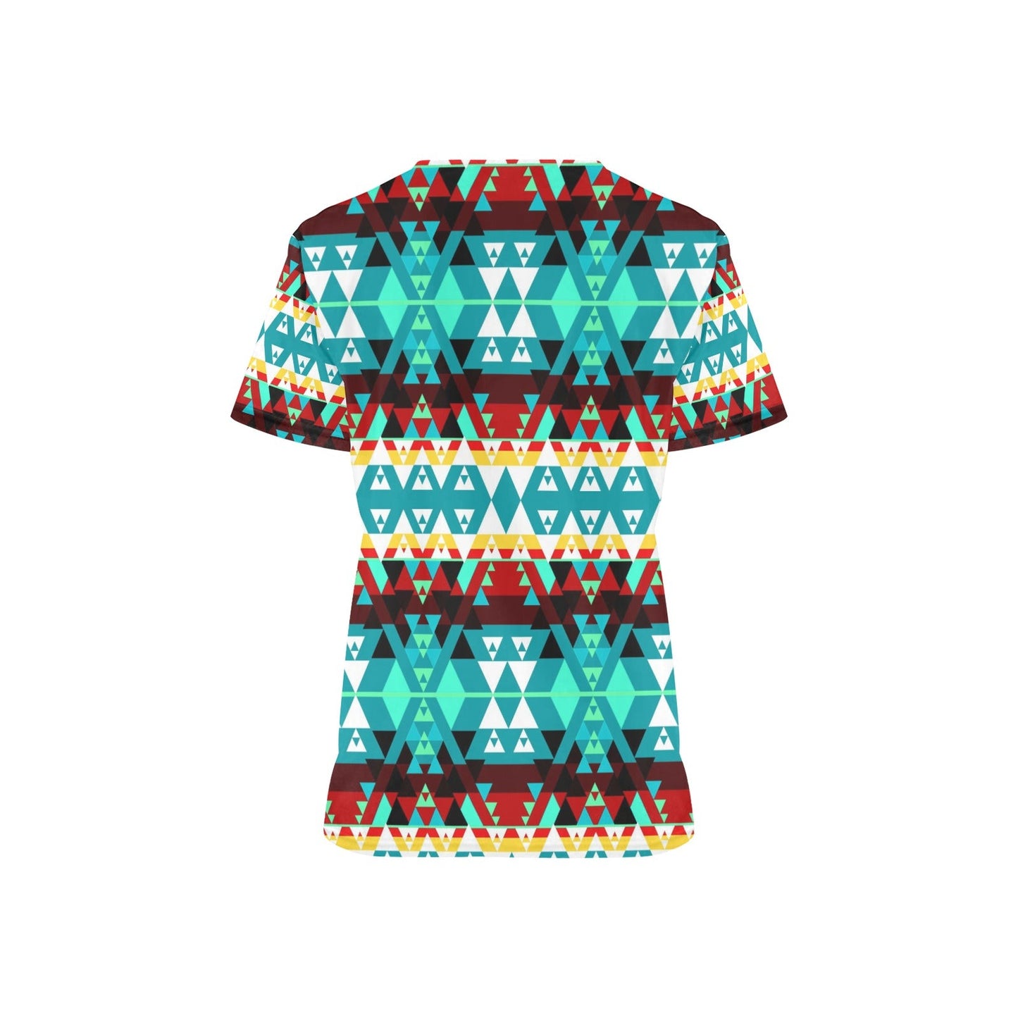 Writing on Stone Wheel Scrub Top