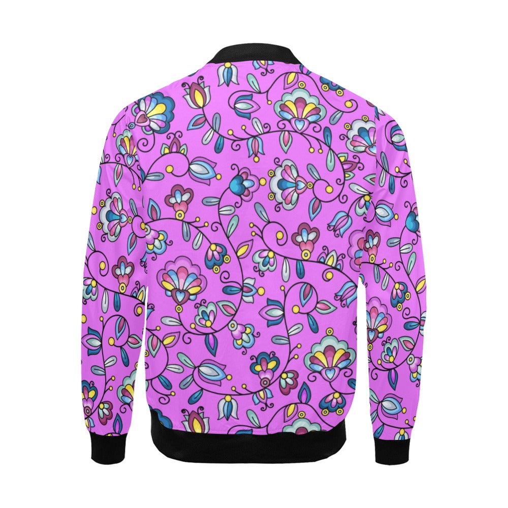 Autumn Bundle Blessing Purple Bomber Jacket for Men