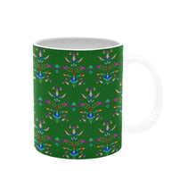 Load image into Gallery viewer, Dakota Damask Green Mug
